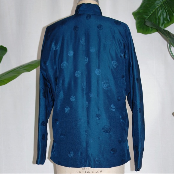 VINTAGE Silk Padded Jacket - Picture 2 of 3
